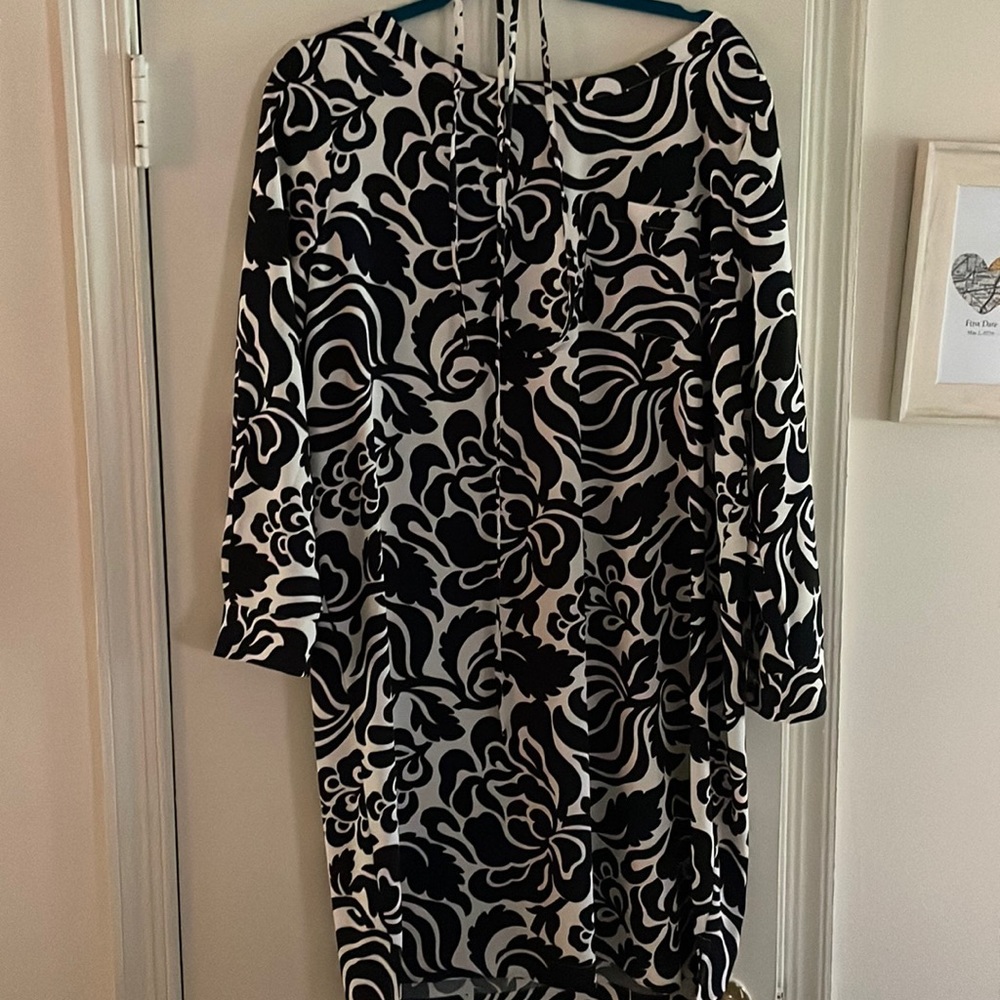 Loft Knee Length Tie Dress